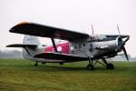 AN 2 Diese Antonov An-2 war zu Gast bei den Flugtagen L�beck am 27.09.08 auf dem Flughafen L�beck Blankensee.