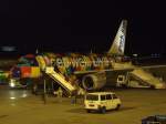 berlin-schonefeld-sxf Ein Airbus A 319 der Germanwings mit ParkInn Werbung nach der Landung in Berlin-Sch�nefeld am 25.09.2008.