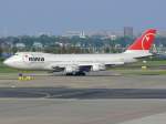 Boeing 747-200 von Northwest ...  Christian Sch�rmann 03.10.2008