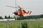 BK 117 Christoph 62 trug im Jahr 2006 noch diese interessante Lackierung