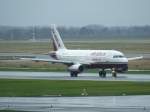 dusseldorf-dus Ein alt lackierter Airbus A 319 der Air Berlin am 22.12.2008 in D�sseldorf.