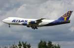 Landeanflug B747 Atlas Air ...  Johann Watz 16.01.2009