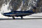 Swiss Jet, HB-FVD, Pilatus, ...  Kurt Greul 08.02.2009