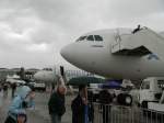 Die Nasen von Airbus A318 sowie Airbus A340 fotografiert auf ...