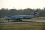 A320 von British Airways ...  x y z 03.04.2009