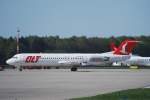 Fokker 100 D-AOLH der ...  Bj�rn-Marco Halmschlag 19.04.2009