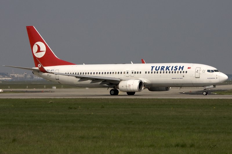 Turkish Airlines, TC-JFT, Boeing, B737-8F2, 01.05.2009, FRA, Frankfurt, Germany 
