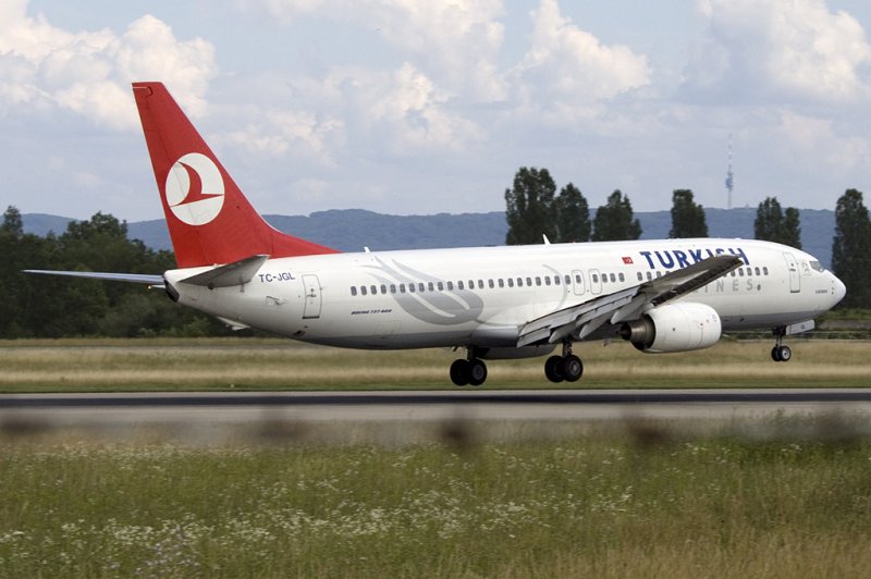 Turkish Airlines, TC-JGL, Boeing, B737-800, 05.07.2009, BSL, Basel, Switzerland 

