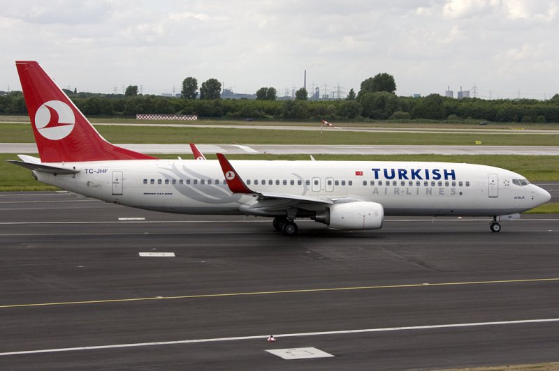 Turkish Airlines, TC-JHF, Boeing, 737-8F2, 18.05.2009, DUS, Dsseldorf, Germany 
