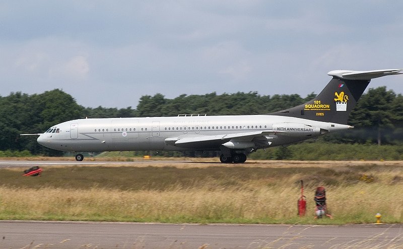 So muss ein Flugzeug klingen...diese VC10 mit einer Sonderlackierung zum