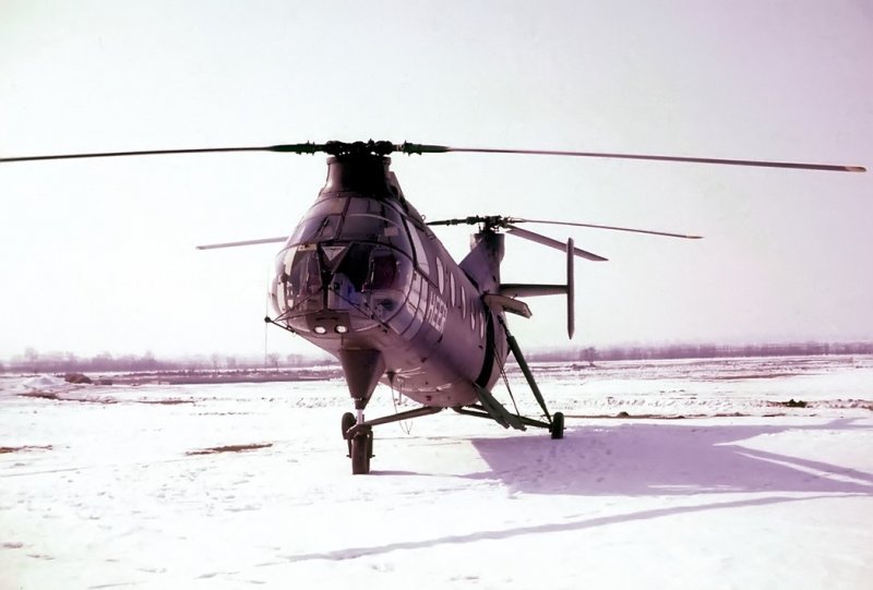 Vertol H-21 C - Heeresflieger - Kennzeichen: QK-571 - 1964 am Flugplatz Itzehoe-Hungriger Wolf. 
