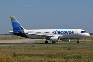 Discover Airlines, D-AIUZ, Airbus A320-214, msn: 7625, 11.August 2025, FRA Frankfurt, Germany.