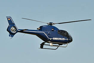 EC 120 B der Bundespolizei, D-HSHG von EDKB zum local Schulflug - 03.04.2025