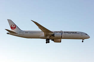 Japan Airways, JA868J, Boeing B787-9, msn: 34845/544, 11.August 2025, FRA Frankfurt, Germany.