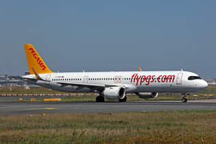 Pegasus Airlines, TC-RDR, Airbus A321-251NX, msn: 11548,  Nejan Nefin , 11.August 2025, FRA Frankfurt, Germany.