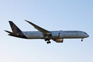 Vistara (Operated by Air India), VT-TSN, Boeing B787-8, msn: 66529/1049, 11.August 2025, FRA Frankfurt, Germany.