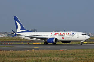 AJet, TC-LAF, Boeing B737-8MAX, msn: 65741/8282, 12.August 2025, FRA Frankfurt, Germany.