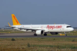 Pegasus Airlines, TC-RFI, Airbus A321-251NX, msn: 12047,  Beren , 12.August 2025, FRA Frankfurt, Germany.