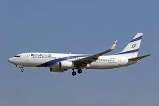 EL AL Israel Airlines, 4X-EKP, Boeing B737-8Q8, msn: 30639/935,  Nahariya , 13.August 2025, FRA Frankfurt, Germany.