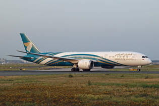 Oman Air, A4O-SH, Boeing B787-9, msn: 38894/785, 13.August 2025, FRA Frankfurt, Germany.