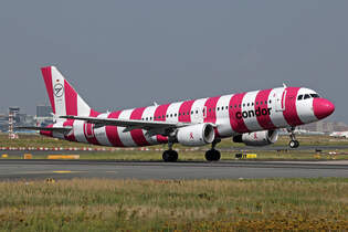 Condor, D-AICS, Airbus A320-214, msn: 4478,  Breast Cancer Awareness , 13.August 2025, FRA Frankfurt, Germany.