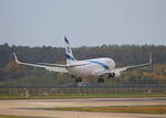 EL AL, Boeing B 737-86Q, 4X-EKO, BER, 10.10.2025