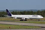 Lufthansa, D-AIGM, Airbus A340-313, msn: 158,  Grlitz , 12.August 2025, FRA Frankfurt, Germany.