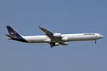Lufthansa, D-AIHI, Airbus A340-642, msn: 569,  Mnchengladbach , 12.August 2025, FRA Frankfurt, Germany.