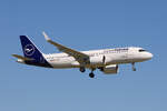 Airbus A320neo, Lufthansa (D-AINY) 'Lovehansa', Frankfurt (FRA), 01.05.2026. 