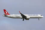 THY Turkish Airlines, TC-LPO, Airbus A321-271NX, msn: 12410, 20.Januar 2026, ZRH Z�rich, Switzerland.