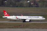 Turkish Airlines, TC-JTA, Airbus A321-231, msn: 6781, 'Gelibolu', 07.März 2026, ZRH Zürich, Switzerland.