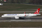 Turkish Airlines, TC-JTA, Airbus A321-231, msn: 6781, 'Gelibolu', 07.März 2026, ZRH Zürich, Switzerland.