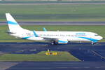 Enter Air Boeing 737-86J SP-ENW rollt zum Start in Düsseldorf 29.3.2026