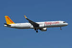 Pegasus Airlines, TC-RDR, Airbus A321-251NX, msn: 11548,  Nejan Nefin , 11.August 2025, FRA Frankfurt, Germany.
