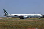 Cathay Pacific Airways, B-KQC, Boeing B777-367ER, msn: 39236/1040, 12.August 2025, FRA Frankfurt, Germany.