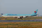 Korean Air Cargo, HL7609, Boeing B747-8HTF, msn: 37132/1425, 12.August 2025, FRA Frankfurt, Germany.