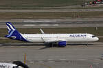 Aegean Airlines, SX-NAM, Airbus A321-271NX, msn: 11085, 07.März 2026, ZRH Zürich, Switzerland.