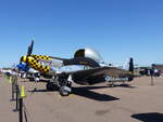 North American TF-51D Mustang, N51LW, Little Witch, Sun`n Fun Warbirds, Lakeland-Linder Int.