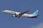 FlyDubai, A6-FMV, Boeing B737-8MAX, msn: 60997/8136, 31.Januar 2026, DXB Dubai, VAE.