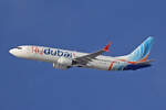 FlyDubai, A6-FQD, Boeing B737-8MAX, msn: 61038/8938, 31.Januar 2026, DXB Dubai, VAE.