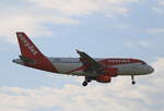 Easyjet Europe, Airbus A 319-111, OE-LKD, BER, 21.09.2025