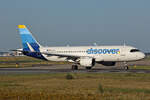 Discover Airlines, D-AIUR, Airbus A320-214, msn: 6985, 11.August 2025, FRA Frankfurt, Germany.
