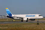 Discover Airlines, D-AIUV, Airbus A320-214, msn: 7174, 11.August 2025, FRA Frankfurt, Germany.