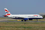 British Airways, G-EUYH, Airbus A320-232, msn: 4265, 12.August 2025, FRA Frankfurt, Germany.