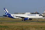 Aegean Airlines, SX-DVJ, Airbus A320-232, msn: 3365, 12.August 2025, FRA Frankfurt, Germany.