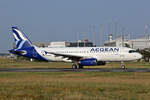 Aegean Airlines, SX-DVV, Airbus A320-232, msn: 3773, 12.August 2025, FRA Frankfurt, Germany.
