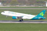 Aer Lingus Airbus A320-214 EI-FNJ beim Start in Düsseldorf 29.3.2026
