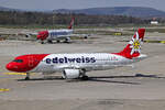 Edelweiss Air, HB-JJL, Airbus A320-214, msn: 2024,  S�ntis , 03.April 2026, ZRH Z�rich, Switzerland.