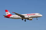 Airbus A320-200, Austrian Airlines (OE-LXA), Frankfurt (FRA), 01.05.2026. 