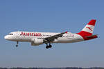 Austrian Airlines, OE-LBM, Airbus A320-214, msn: 1504, 'Arlberg', 23.April 2026, ZRH Z�rich, Switzerland.